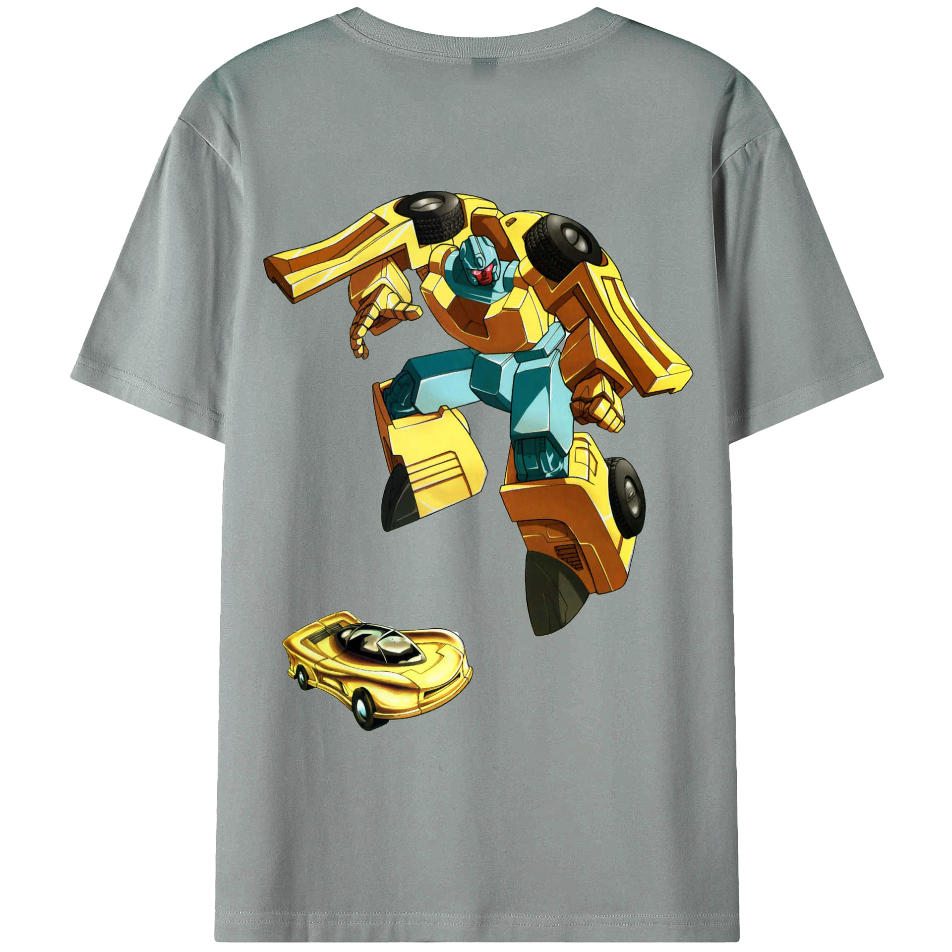 （画像用）  綿100％ メンズ半袖Tシャツ（バックプリント） 通気性